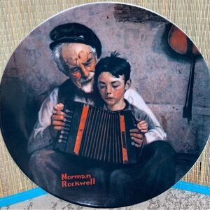 Norman Rockwell plate
